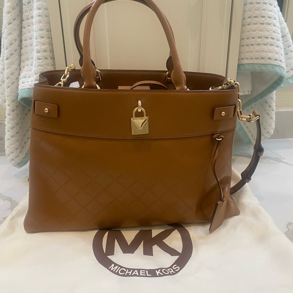 Michael Kors Brown Leather Handbag